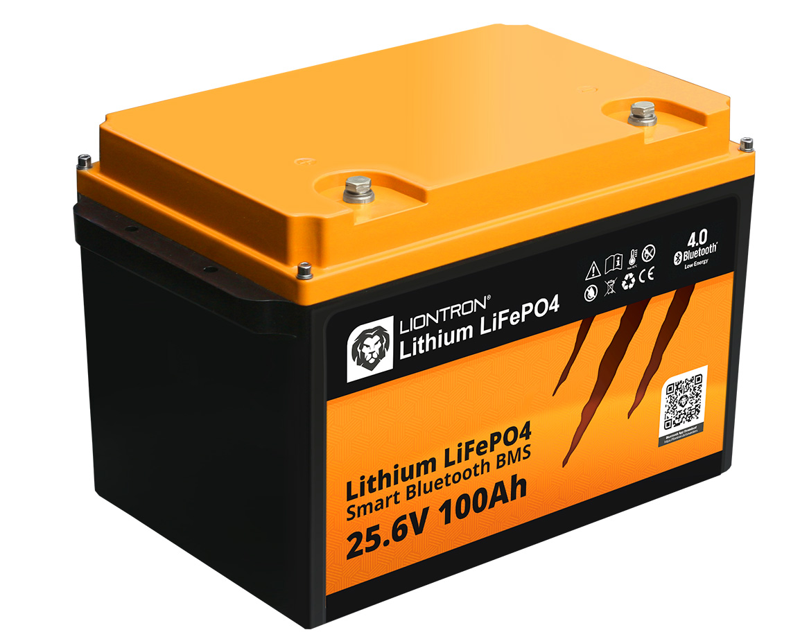 LiFePO4 24V 100Ah Lithium Akku Bluetooth BMS Für Solaranlage